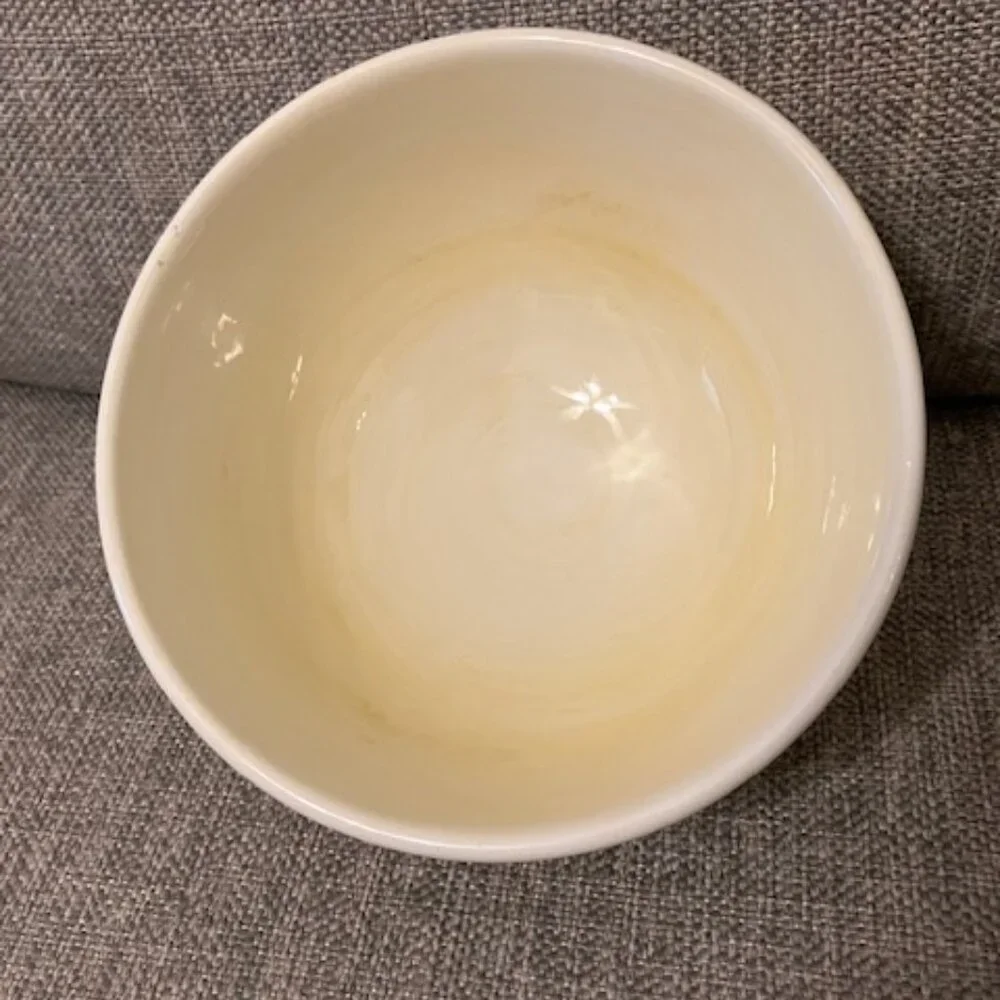 Williams-Sonoma Yellow Leaf Bowl - Made in Italy